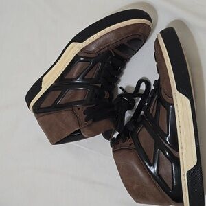 Alejandro Ingelmo Brown And Black  leather Tron Mens 7